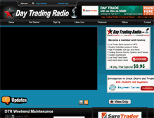Tablet Screenshot of daytradingradio.com
